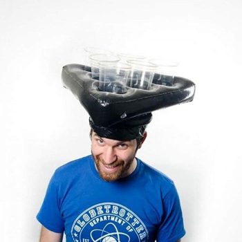 One Set Inflatable Cup Holder Hats Rings - Image 4