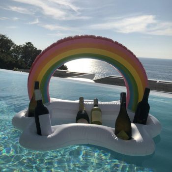 Rainbow Cloud Pool Float Cup Holder - Image 2