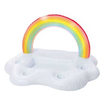 Rainbow Cloud Pool Float Cup Holder - Image 3