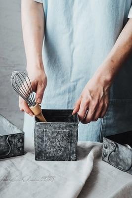 Rectangular Antique Iron Serving Trays - Image 3