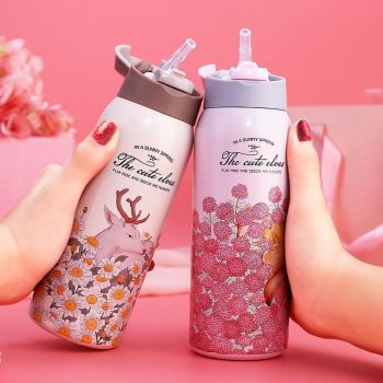Flora Thermos Bottle Stainless Steel Thermos Flask - Image 2