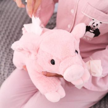 Pink Flamingo Tissue Box Cover - Image 2