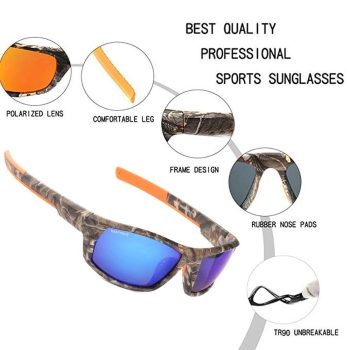 Camo Sport Fishing Sunglasses Polarized - Image 3