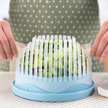 Large Kitchen Salad Cutter Bowl - Image 3