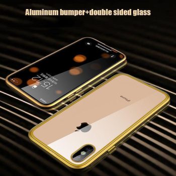 Magnetic Adsorption Transparent Tempered Glass Two Side Glass Case - Image 16