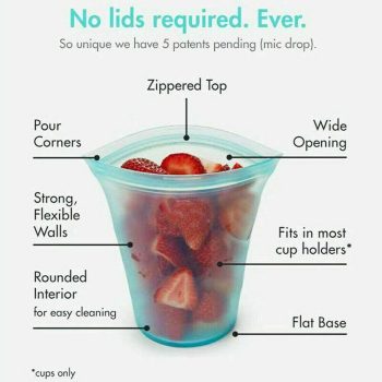 2019 Reusable Silicone Storage Zipper Bag Container - Image 8