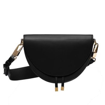 supper new fashion women clothing half circle leather trendy one shoulder shell bags - Image 8