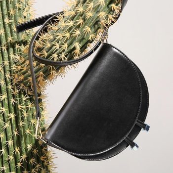 supper new fashion women clothing half circle leather trendy one shoulder shell bags - Image 6