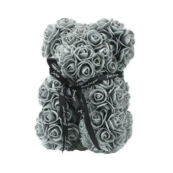Teddy Bear Made of Roses (25cm) - Image 11