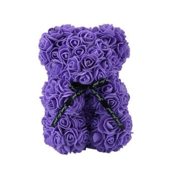 Teddy Bear Made of Roses (25cm) - Image 13