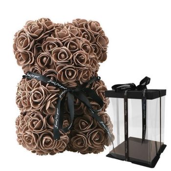 Teddy Bear Made of Roses (25cm) - Image 18