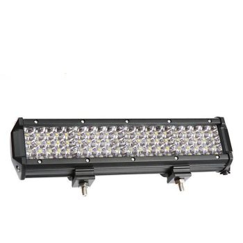 Bumper Grill Offroad LED Light Bar W/Rocker Switch Wiring Harness Tube Clamps - Image 4