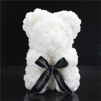 Teddy Bear Rose Flower Doll - Image 6