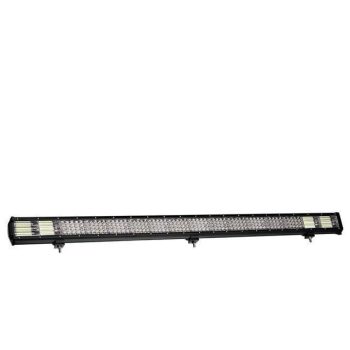 Bumper Grill Offroad LED Light Bar W/Rocker Switch Wiring Harness Tube Clamps - Image 11