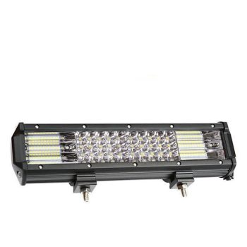 Bumper Grill Offroad LED Light Bar W/Rocker Switch Wiring Harness Tube Clamps - Image 5