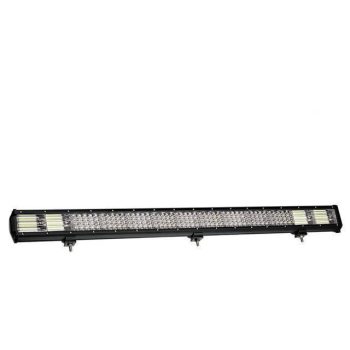 Bumper Grill Offroad LED Light Bar W/Rocker Switch Wiring Harness Tube Clamps - Image 9