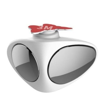 2 in 1 Car Blind Spot Mirror, 360 Degree Rotate Adjustable Stick-on Convex Rear View Mirror - Image 9