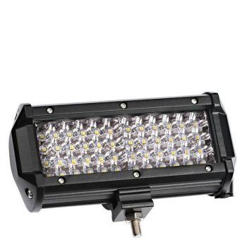 Bumper Grill Offroad LED Light Bar W/Rocker Switch Wiring Harness Tube Clamps - Image 3