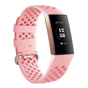 Breathable Silicone Fitbit Charge 3 Strap - Image 10