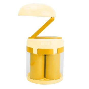 LED Salt Water Chemical Powered Night Light Portable Desk Lamp - Image 2