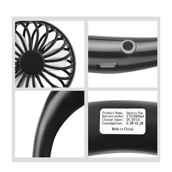 Portable Hanging Neck Fan - Image 6
