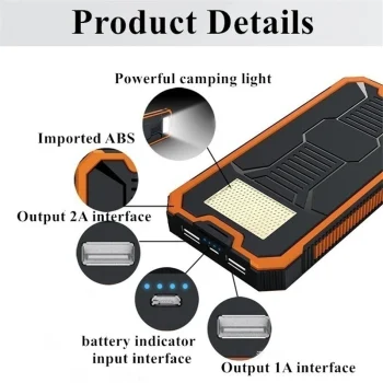 80000 mAh Solar Power Bank - Image 7